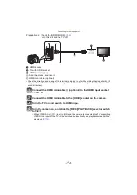 Предварительный просмотр 174 страницы Panasonic Lumix VQT2F10 Operating Instructions Manual