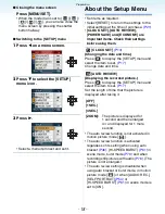 Preview for 18 page of Panasonic LUMIXDMC-FX100 Operating Instructions Manual