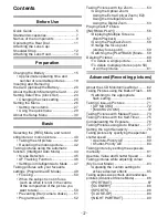 Preview for 2 page of Panasonic LumixDMC-FZ45 Operating Instructions Manual