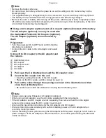 Preview for 21 page of Panasonic LumixDMC-FZ45 Operating Instructions Manual