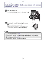 Preview for 40 page of Panasonic LumixDMC-FZ45 Operating Instructions Manual