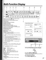 Preview for 27 page of Panasonic Lx-600 Operating Instructions Manual