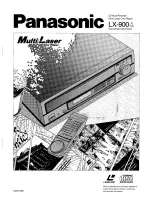 Panasonic LX-900 Operating Instructions Manual preview