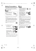 Предварительный просмотр 6 страницы Panasonic LZ2000K Series Operating Instructions Manual