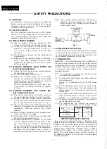 Предварительный просмотр 2 страницы Panasonic M-900 Series Service Manual