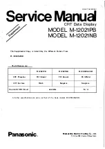 Предварительный просмотр 49 страницы Panasonic M-900 Series Service Manual