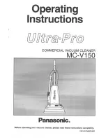 Panasonic M-CV150M Operating Instructions Manual предпросмотр