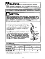 Предварительный просмотр 11 страницы Panasonic M-CV150M Operating Instructions Manual