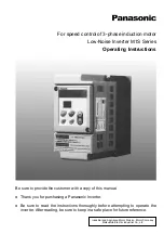 Panasonic M1S Series Operating Instructions Manual предпросмотр