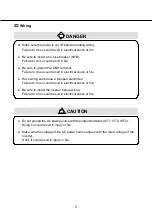 Предварительный просмотр 5 страницы Panasonic M1S Series Operating Instructions Manual