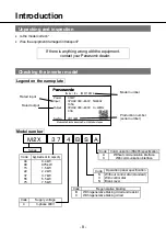 Preview for 8 page of Panasonic M2X Series Instruction Manual