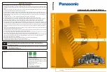 Panasonic M41A1G4L Operating Instructions Manual preview