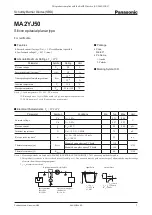 Preview for 1 page of Panasonic MA2YJ50 Specification Sheet