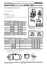 Preview for 1 page of Panasonic MA3S132D Specification Sheet