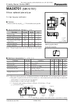 Preview for 1 page of Panasonic MA3X701 Specifications