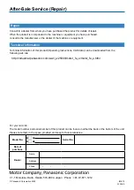 Preview for 394 page of Panasonic MADHT1105 Operating Instructions Manual