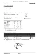 Preview for 1 page of Panasonic MALD068XG Specification Sheet