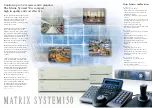 Preview for 2 page of Panasonic Matrix System150 WJ-SX155 Brochure & Specs