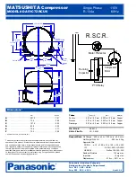 Предварительный просмотр 2 страницы Panasonic Matsushita DA51C72RCU6 Specification Sheet