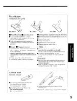 Предварительный просмотр 9 страницы Panasonic MC-3910 Operating Instructions Manual