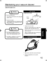 Предварительный просмотр 15 страницы Panasonic MC-4620 Operating Instructions Manual