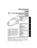 Panasonic MC-4860 Operating Manual preview