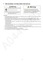 Предварительный просмотр 33 страницы Panasonic MC-BJ870-S149 Service Manual