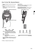 Предварительный просмотр 7 страницы Panasonic MC-BJ980 Operating Instructions Manual