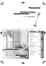 Предварительный просмотр 19 страницы Panasonic MC-BL480 Operating Instructions Manual