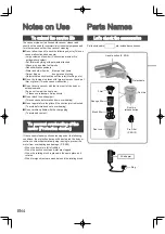 Предварительный просмотр 22 страницы Panasonic MC-BL480 Operating Instructions Manual