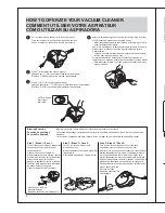 Предварительный просмотр 8 страницы Panasonic MC-CG301 Operating Instructions Manual