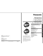 Предварительный просмотр 1 страницы Panasonic MC-CG304 Operating Instructions Manual