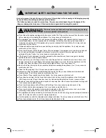 Предварительный просмотр 2 страницы Panasonic MC-CG370 Operating Instructions Manual