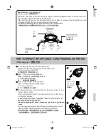 Предварительный просмотр 10 страницы Panasonic MC-CG370 Operating Instructions Manual