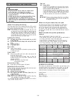 Предварительный просмотр 19 страницы Panasonic MC-CG461 Operating Instructions Manual