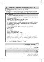 Предварительный просмотр 2 страницы Panasonic MC-CG520 Operating Instructions Manual