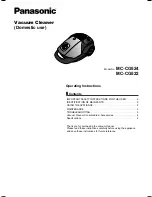 Panasonic MC-CG524 Operating Instructions Manual предпросмотр