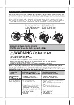 Предварительный просмотр 14 страницы Panasonic MC-CG525 Operating Instructions Manual