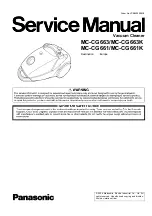 Panasonic MC-CG661 Service Manual предпросмотр