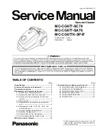 Предварительный просмотр 1 страницы Panasonic MC-CG677-SA76 Service Manual