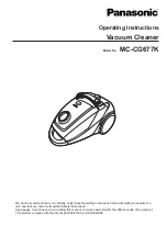 Panasonic MC-CG677K Operating Instructions Manual предпросмотр