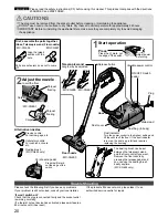 Предварительный просмотр 20 страницы Panasonic MC-CG691 Operating Instructions Manual