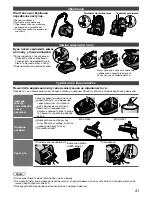 Предварительный просмотр 41 страницы Panasonic MC-CG691 Operating Instructions Manual