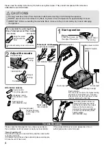 Предварительный просмотр 4 страницы Panasonic MC-CG691K Operating Instructions Manual