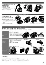 Предварительный просмотр 5 страницы Panasonic MC-CG691K Operating Instructions Manual