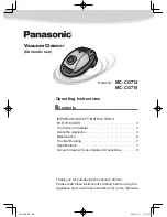 Panasonic MC-CG710 Operating Instructions Manual предпросмотр