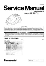 Panasonic MC-CG711 Service Manual предпросмотр