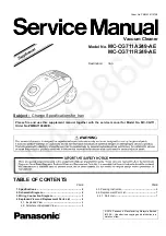 Panasonic MC-CG711A249-AE Service Manual предпросмотр