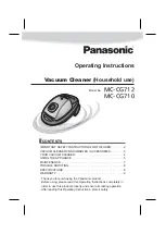 Предварительный просмотр 1 страницы Panasonic MC-CG712 Operating Instructions Manual