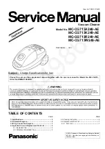 Panasonic MC-CG713A249-AE Service Manual предпросмотр